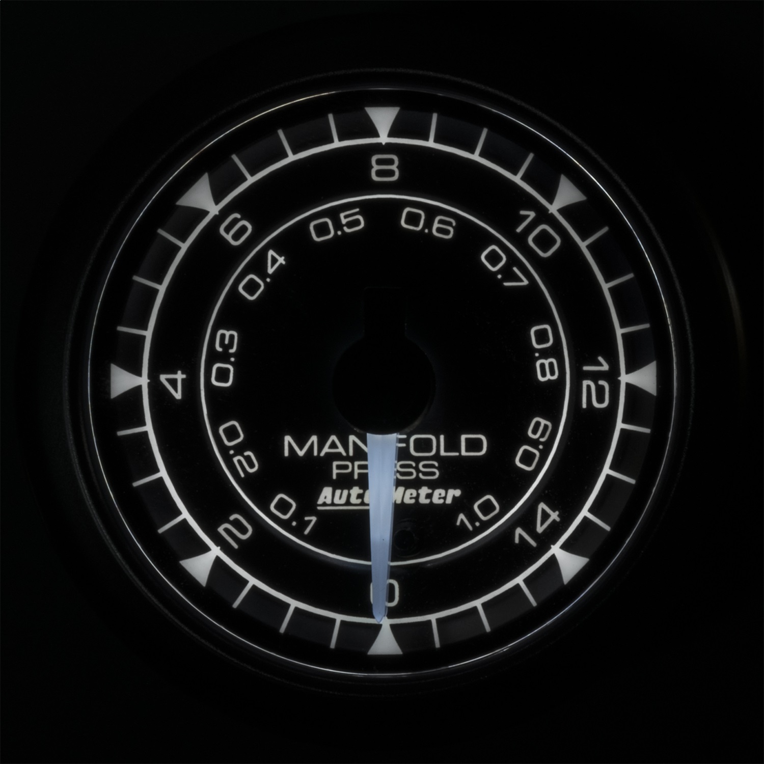GAUGE; MANIFOLD PRESSURE; 2 1/16in.; 15PSI; DIGITAL STEPPER MOTOR; CHRONO - Image 4