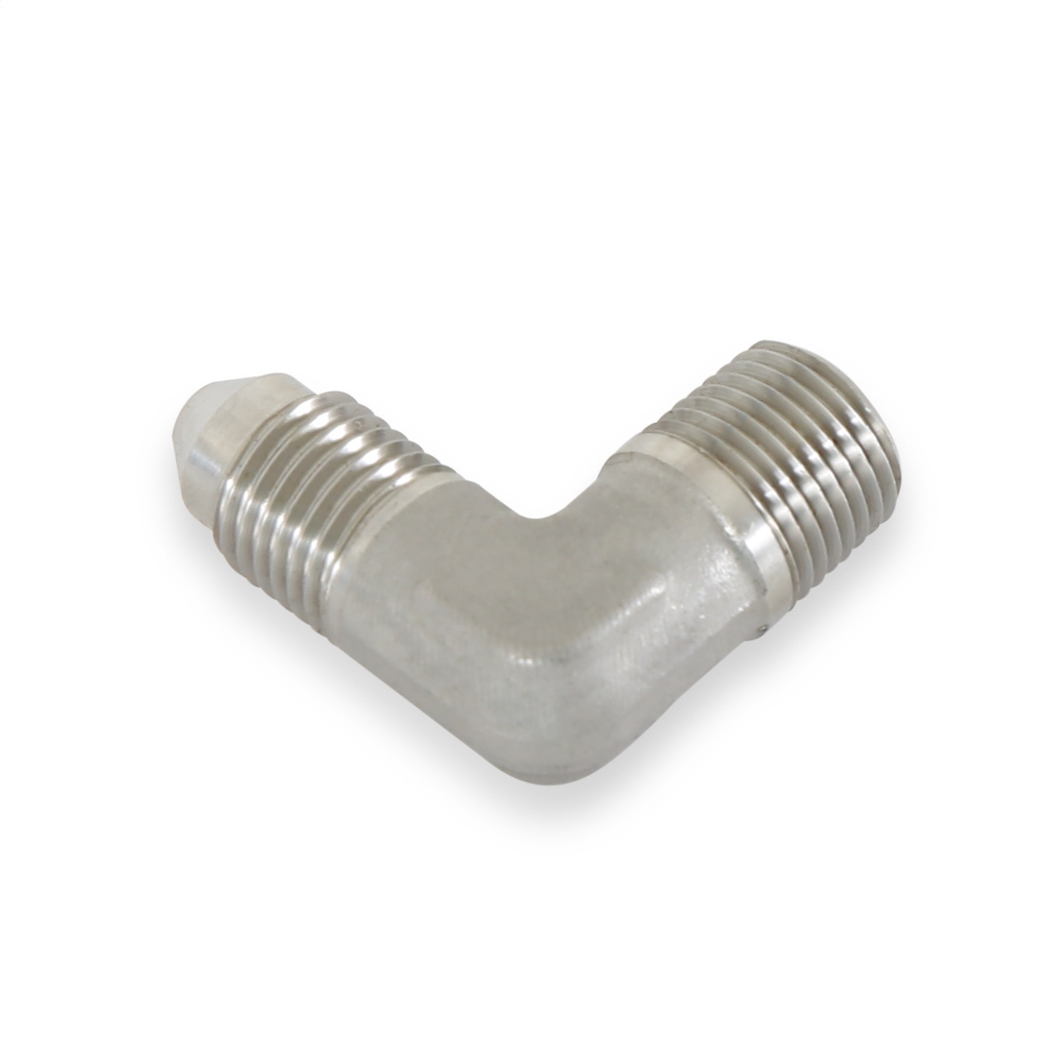 90 Deg. Stainless Steel AN to NPT Adapter Elbow