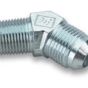 45 Deg. Steel AN to NPT Adapter Elbow