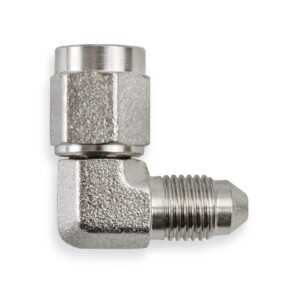 90 Deg. Steel AN Swivel Coupling