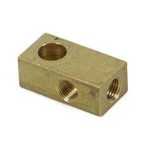 Brass Inverted Flare Brake Adapter Tee