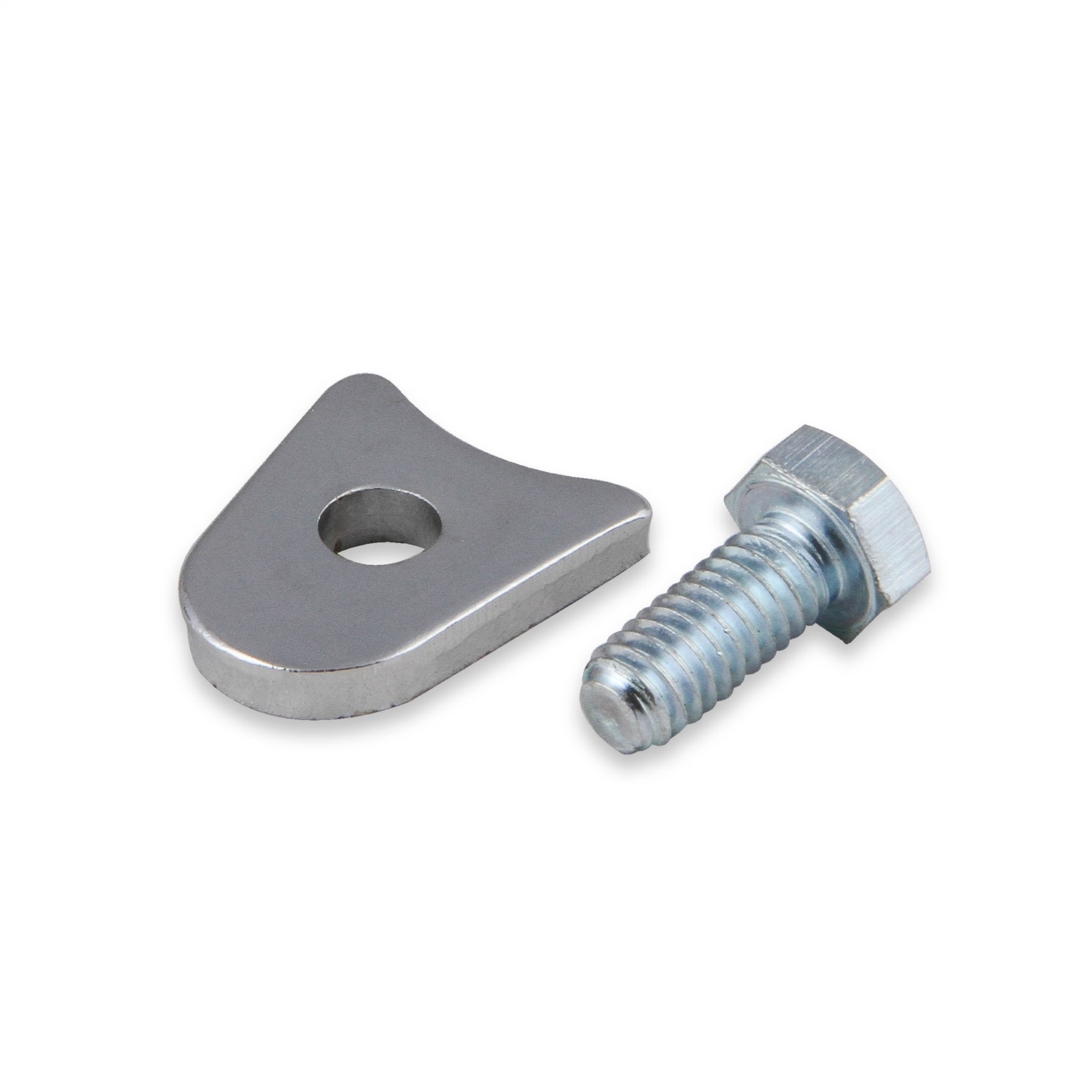 Chrome Distributor Hold-Down Clamp