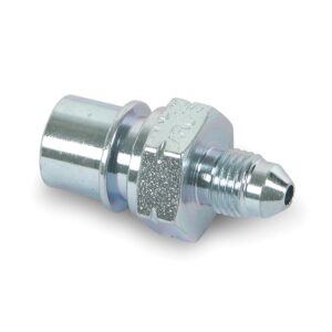 Steel AN to Inverted Flare Tubing Adapter
