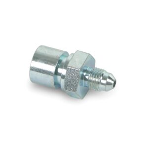 Steel AN to Inverted Flare Tubing Adapter