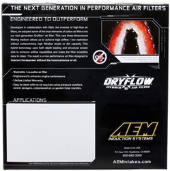 AEM DryFlow Air Filter - Image 2