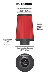 AEM DryFlow Air Filter