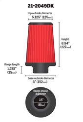 AEM DryFlow Air Filter