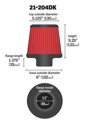 AEM DryFlow Air Filter