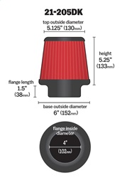 AEM DryFlow Air Filter