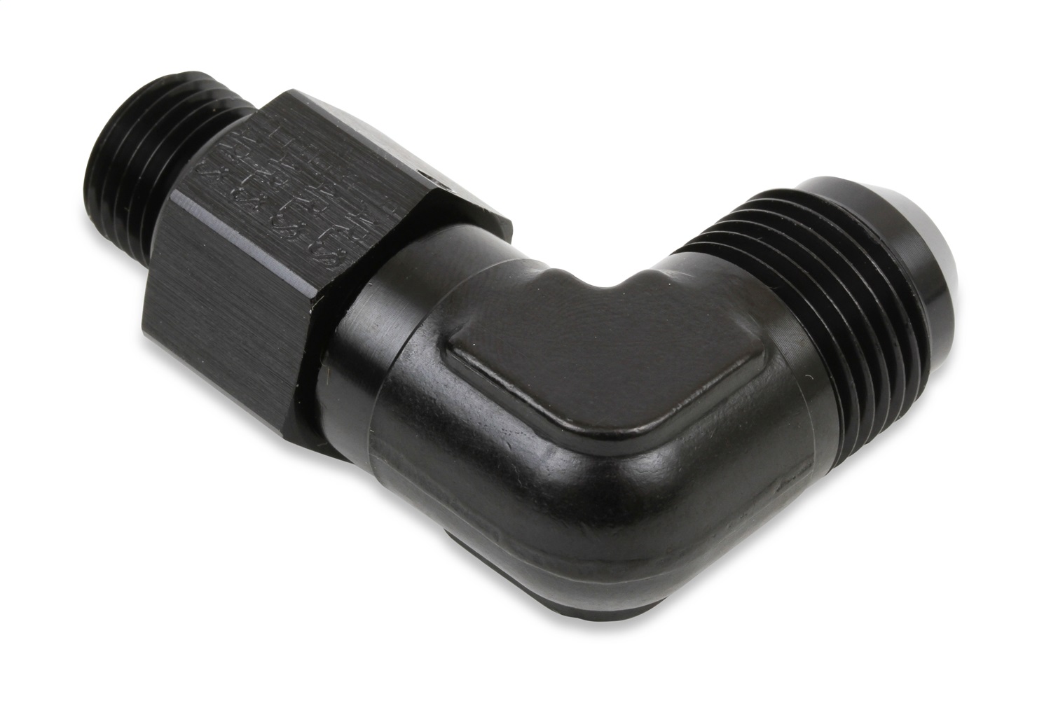 90 Deg. Aluminum AN to O-Ring Port Swivel Adapter - Image 3