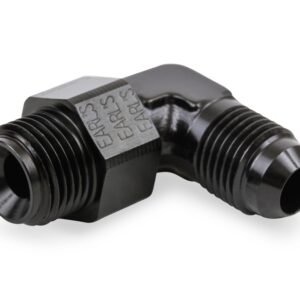 90 Deg. Aluminum AN to O-Ring Port Swivel Adapter