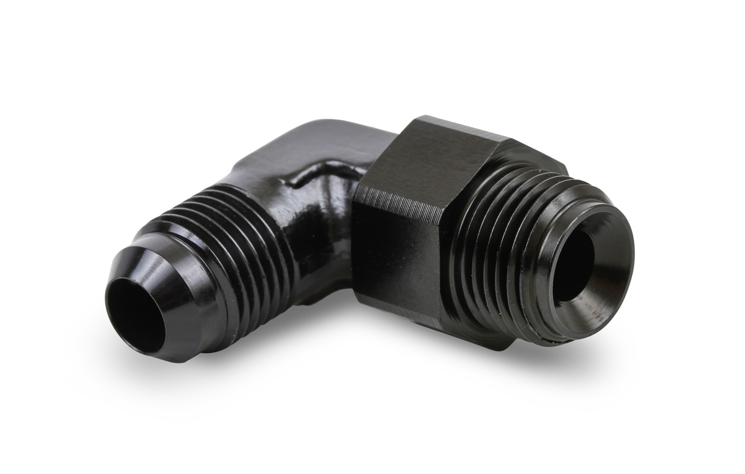 90 Deg. Aluminum AN to O-Ring Port Swivel Adapter - Image 3
