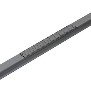 Textured Black Steel Side Steps 6 in. Oval Cab Length