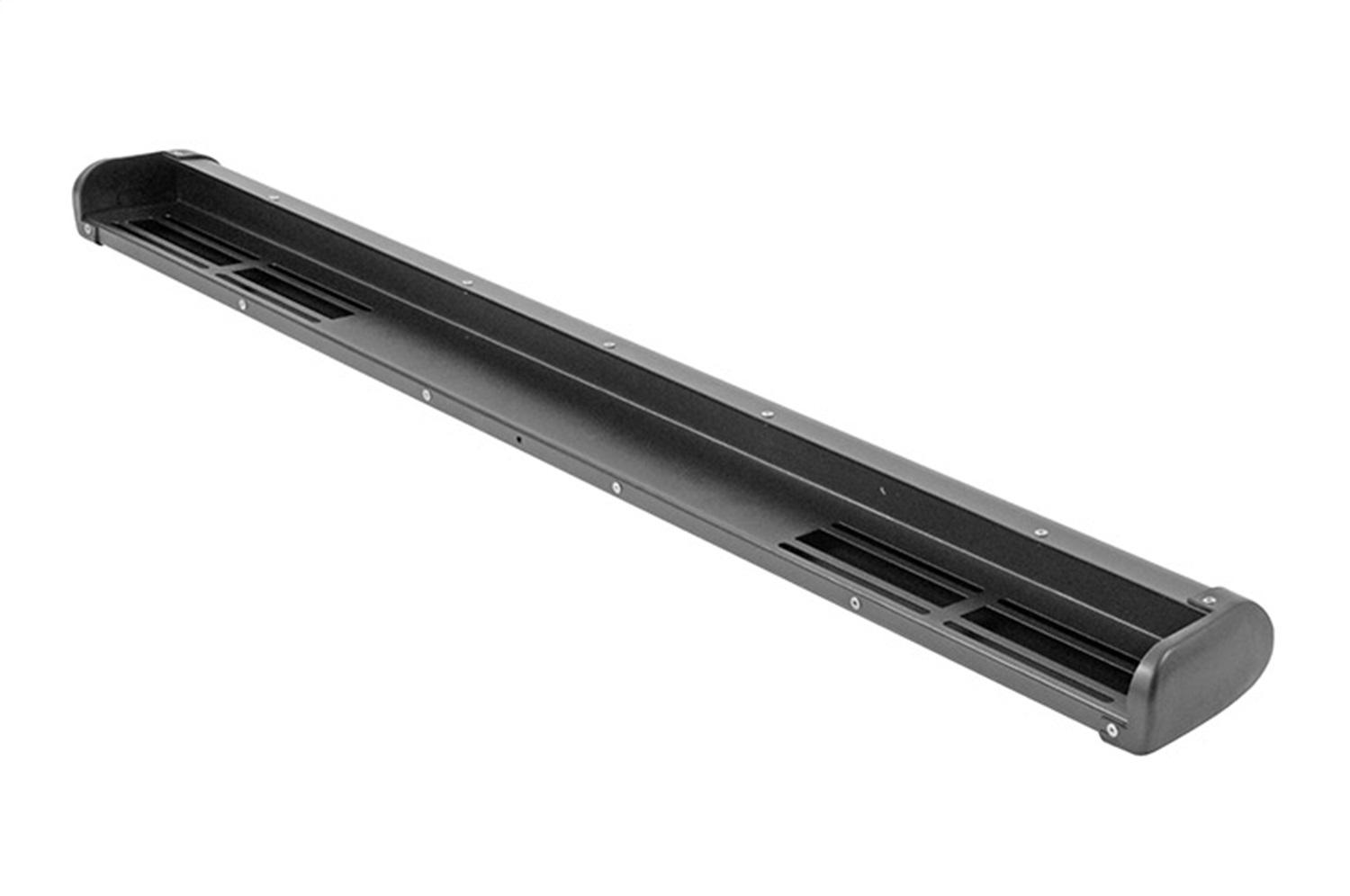 Textured Black Steel Side Steps 6 in. Oval Cab Length - Image 6