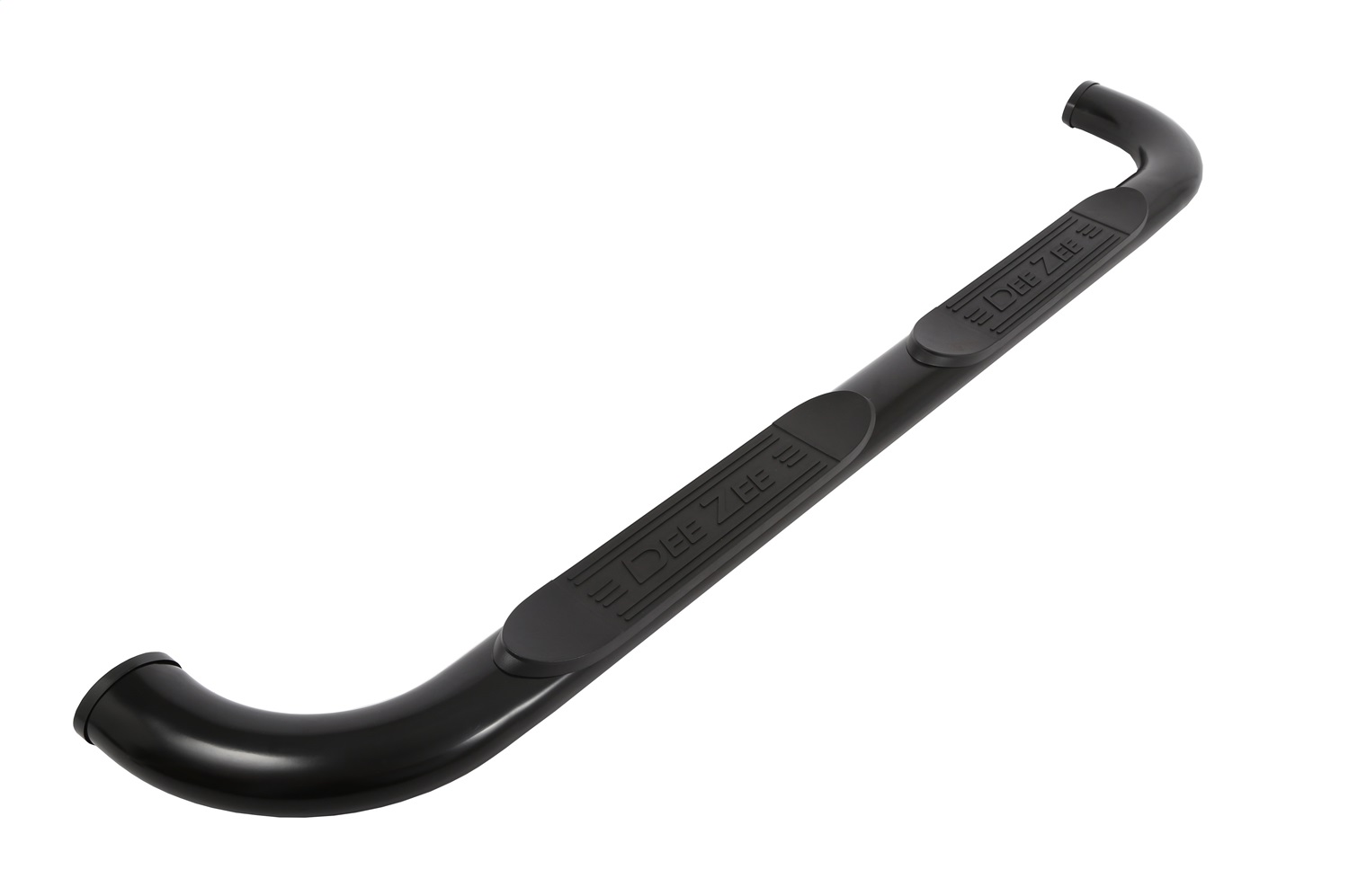 Black Steel Oval 4 in. Side Steps