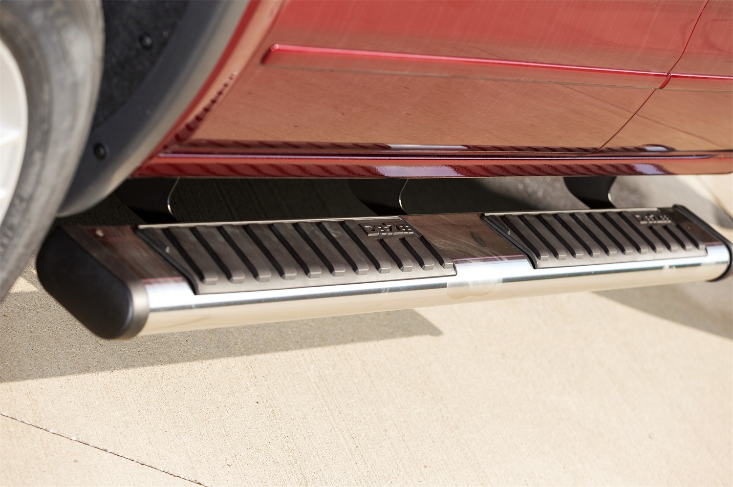 Stainless Steel Side Steps 6 in. Oval Cab Length - Image 6