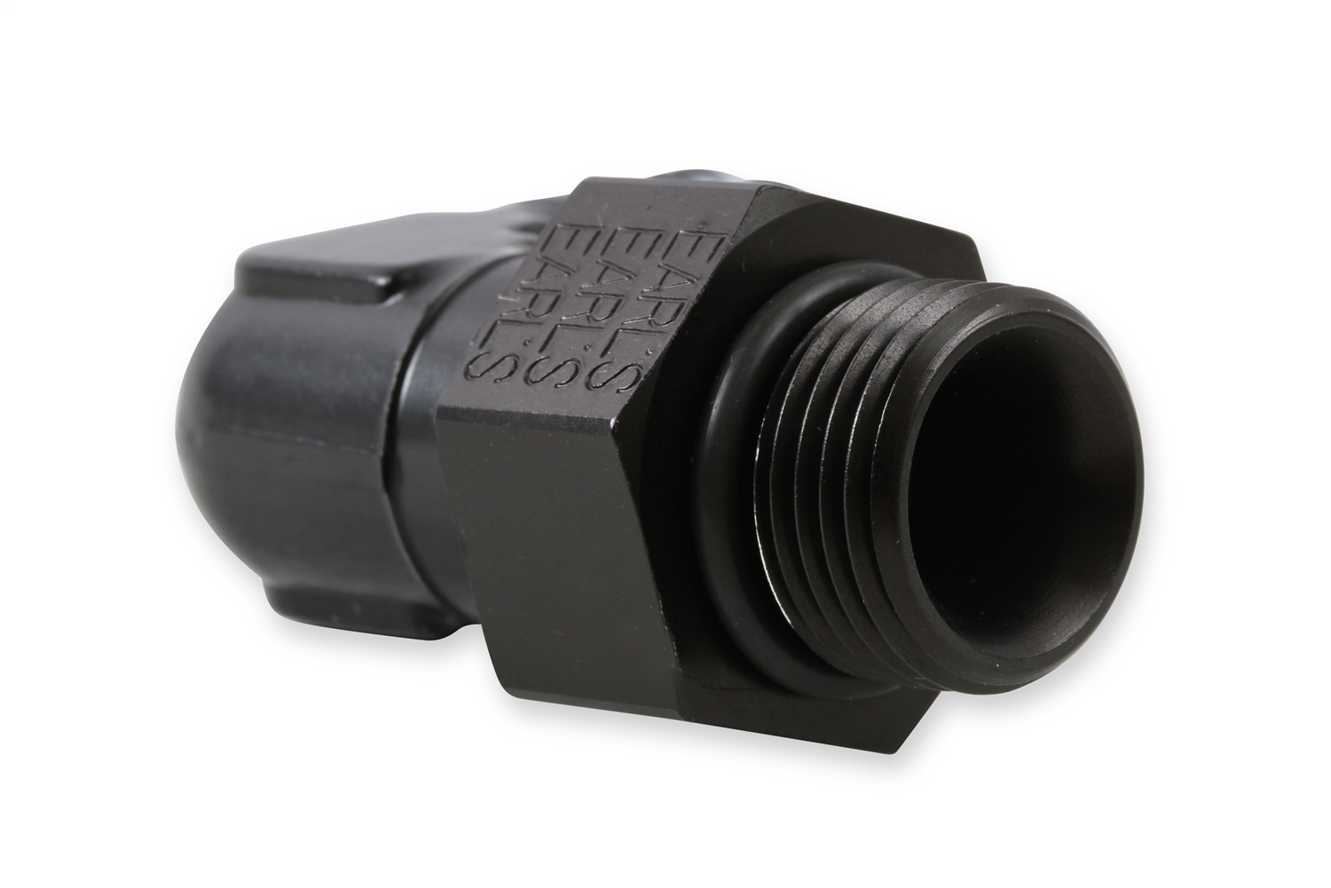90 Deg. Aluminum AN to O-Ring Port Swivel Adapter - Image 2