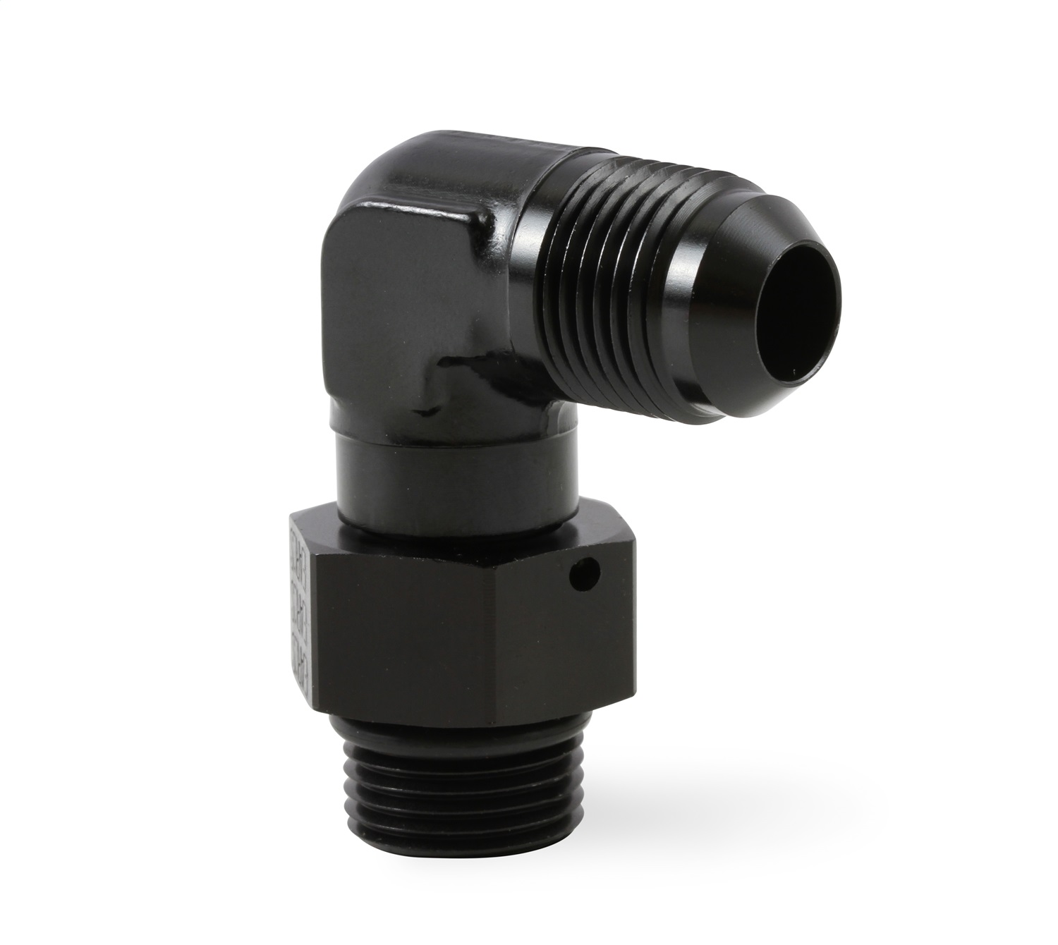 90 Deg. Aluminum AN to O-Ring Port Swivel Adapter - Image 4