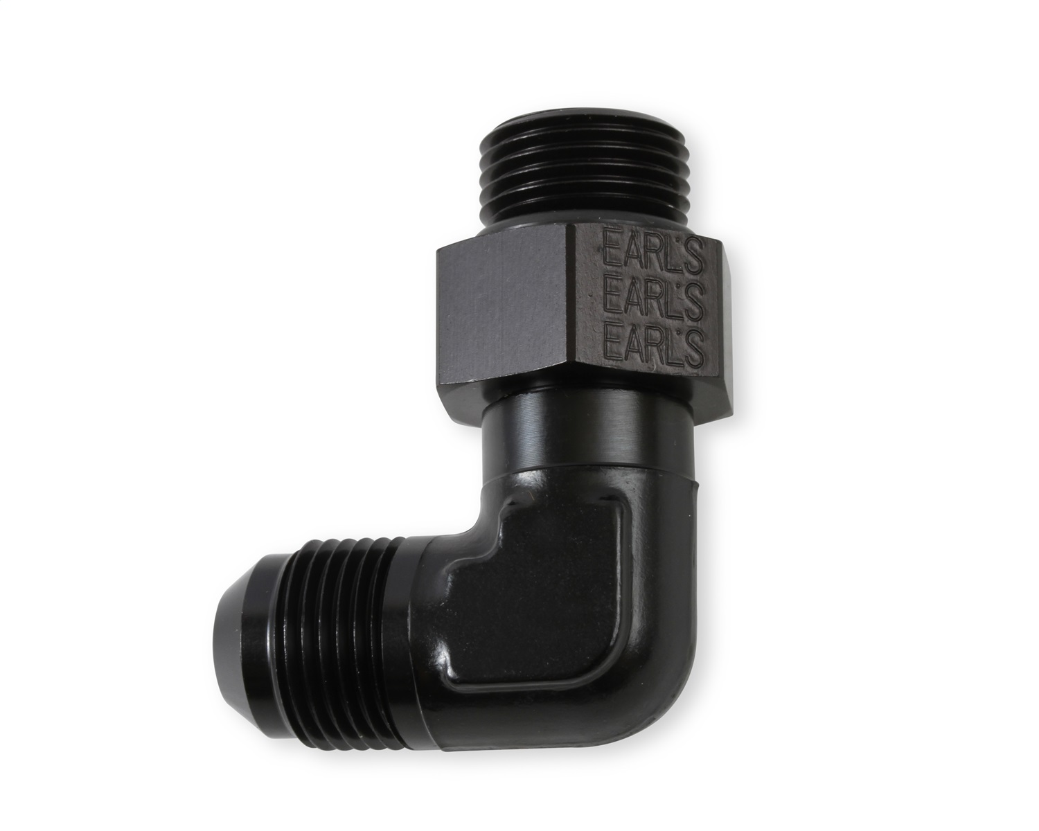 90 Deg. Aluminum AN to O-Ring Port Swivel Adapter - Image 6