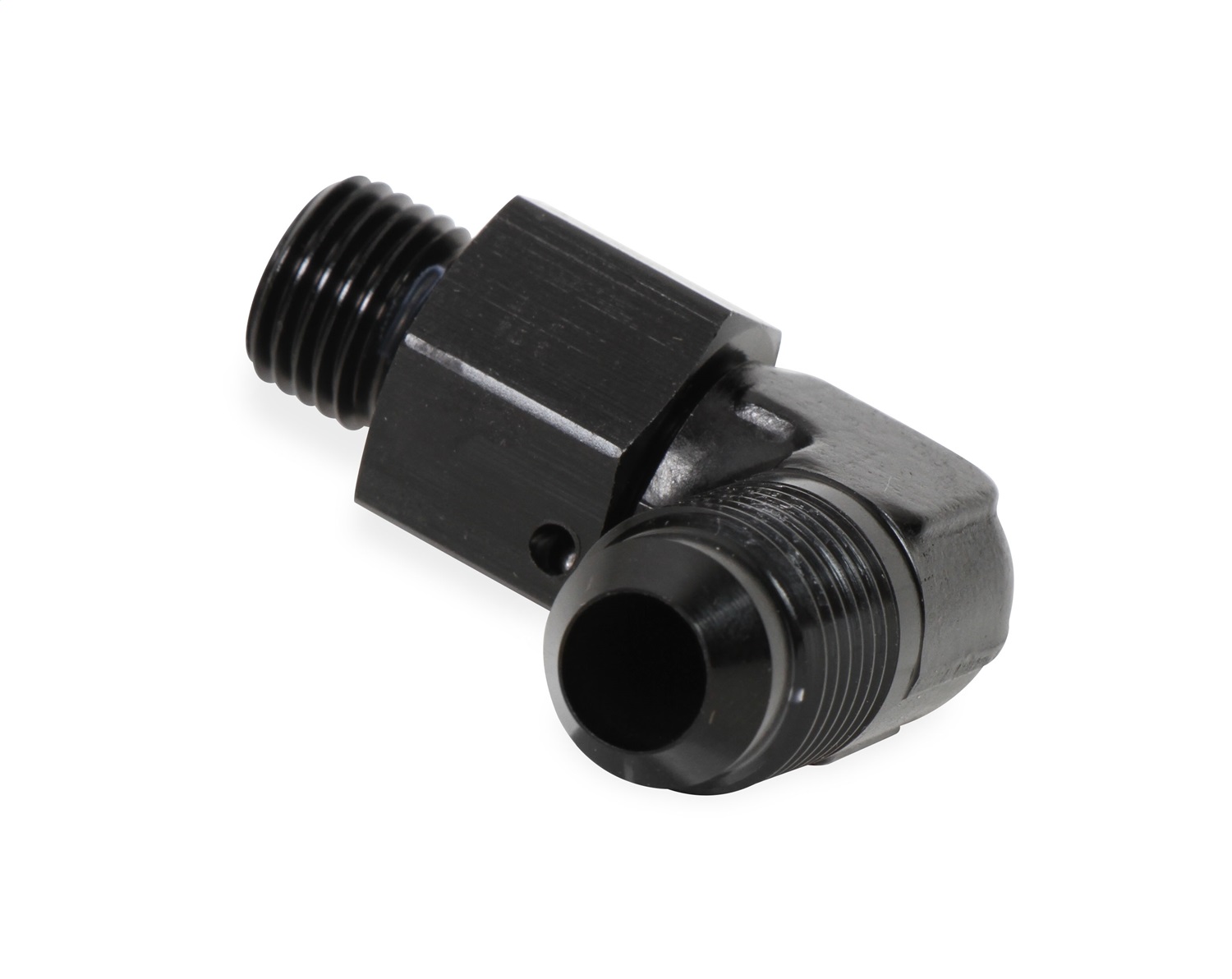 90 Deg. Aluminum AN to Metric Swivel Adapter - Image 3