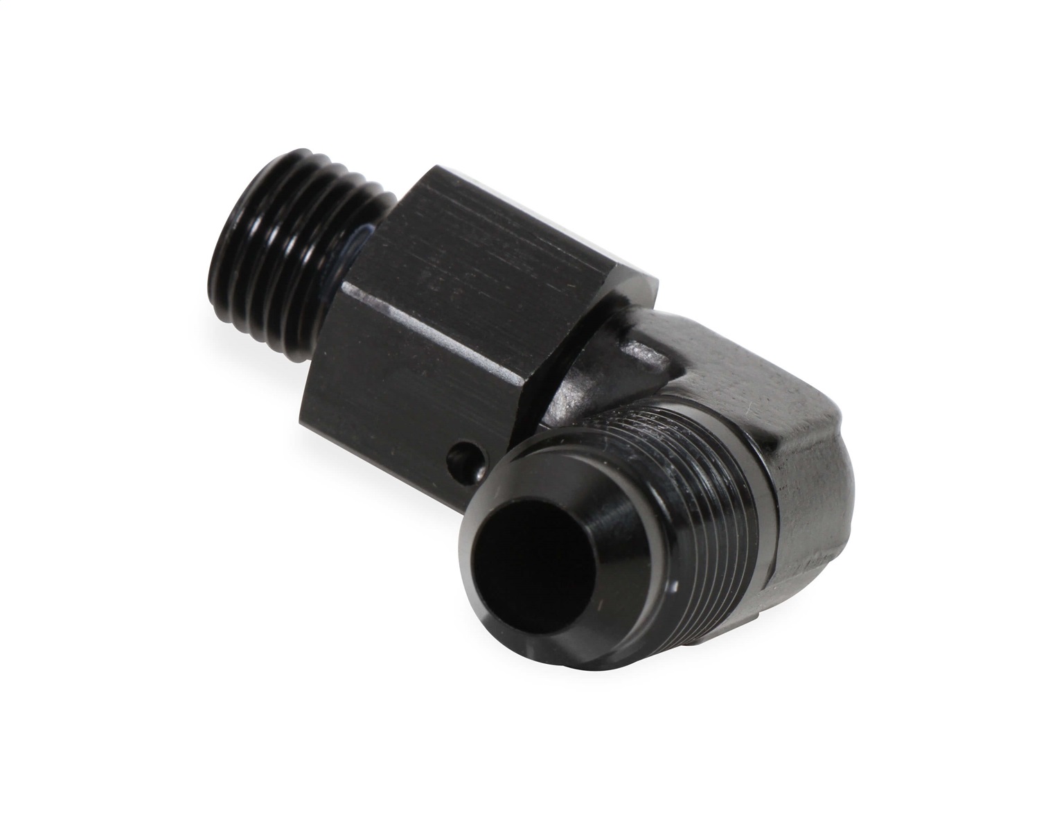 90 Deg. Aluminum AN to Metric Swivel Adapter - Image 3