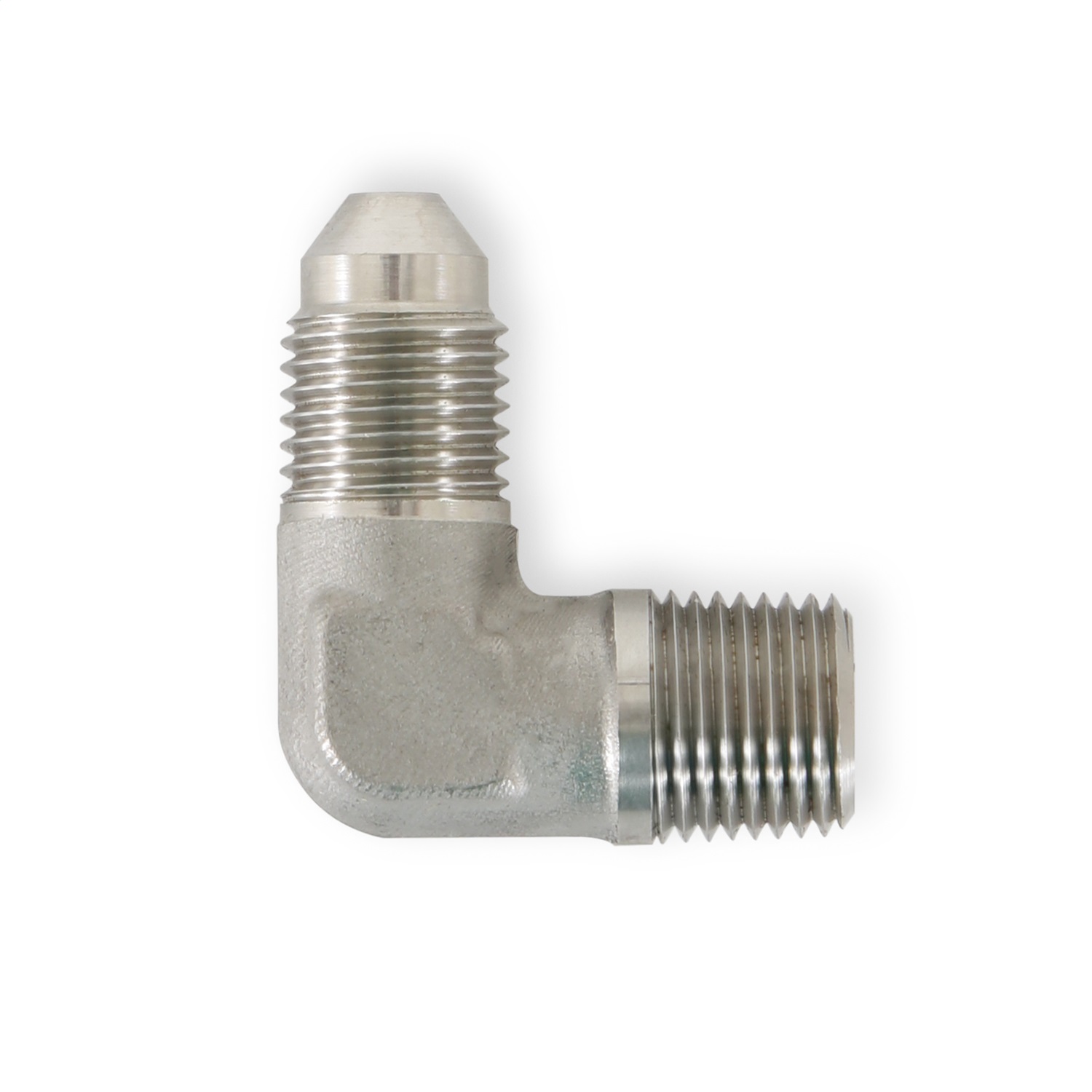 90 Deg. Stainless Steel AN to NPT Adapter Elbow - Image 4