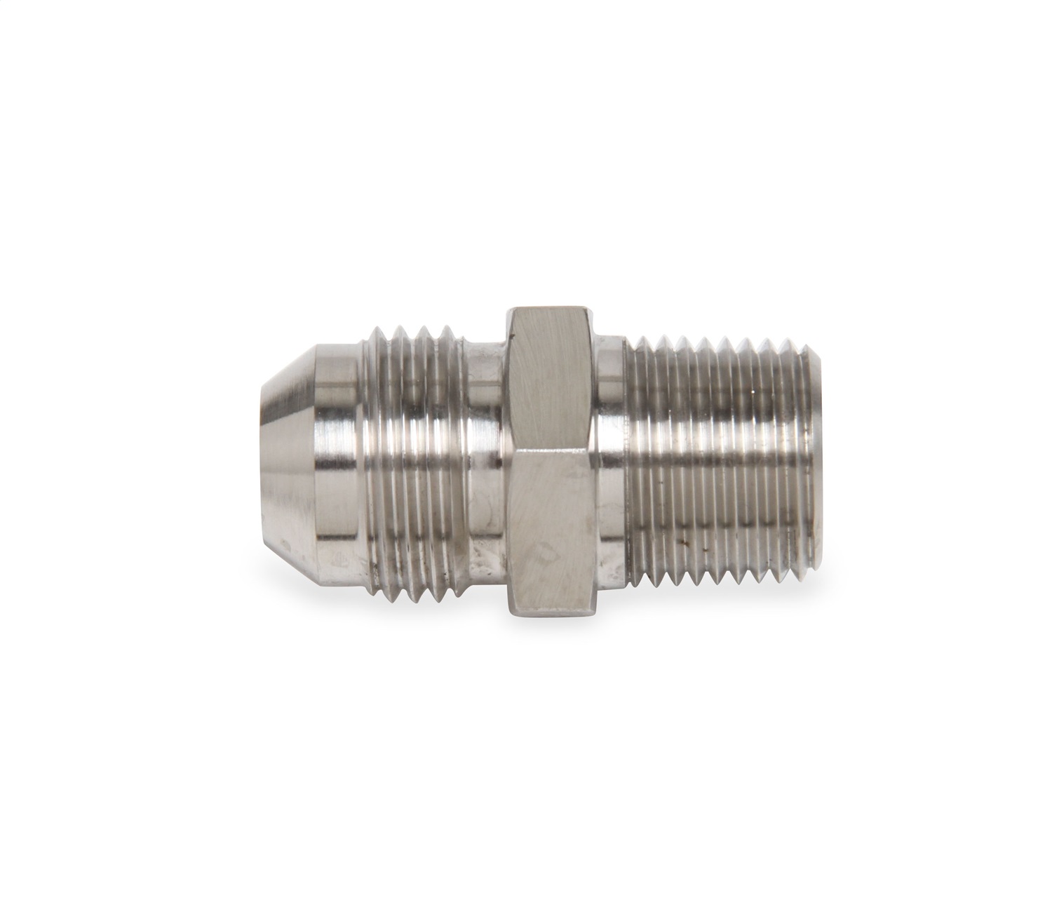 Straight Stainless Steel AN to NPT Adapter