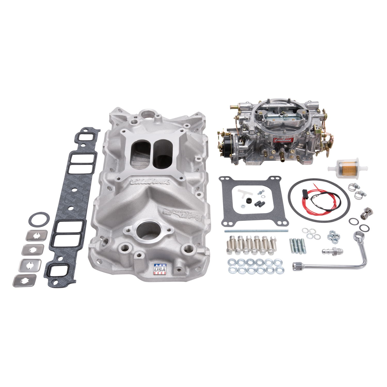 Edelbrock 2021 Manifold & Carb Kit