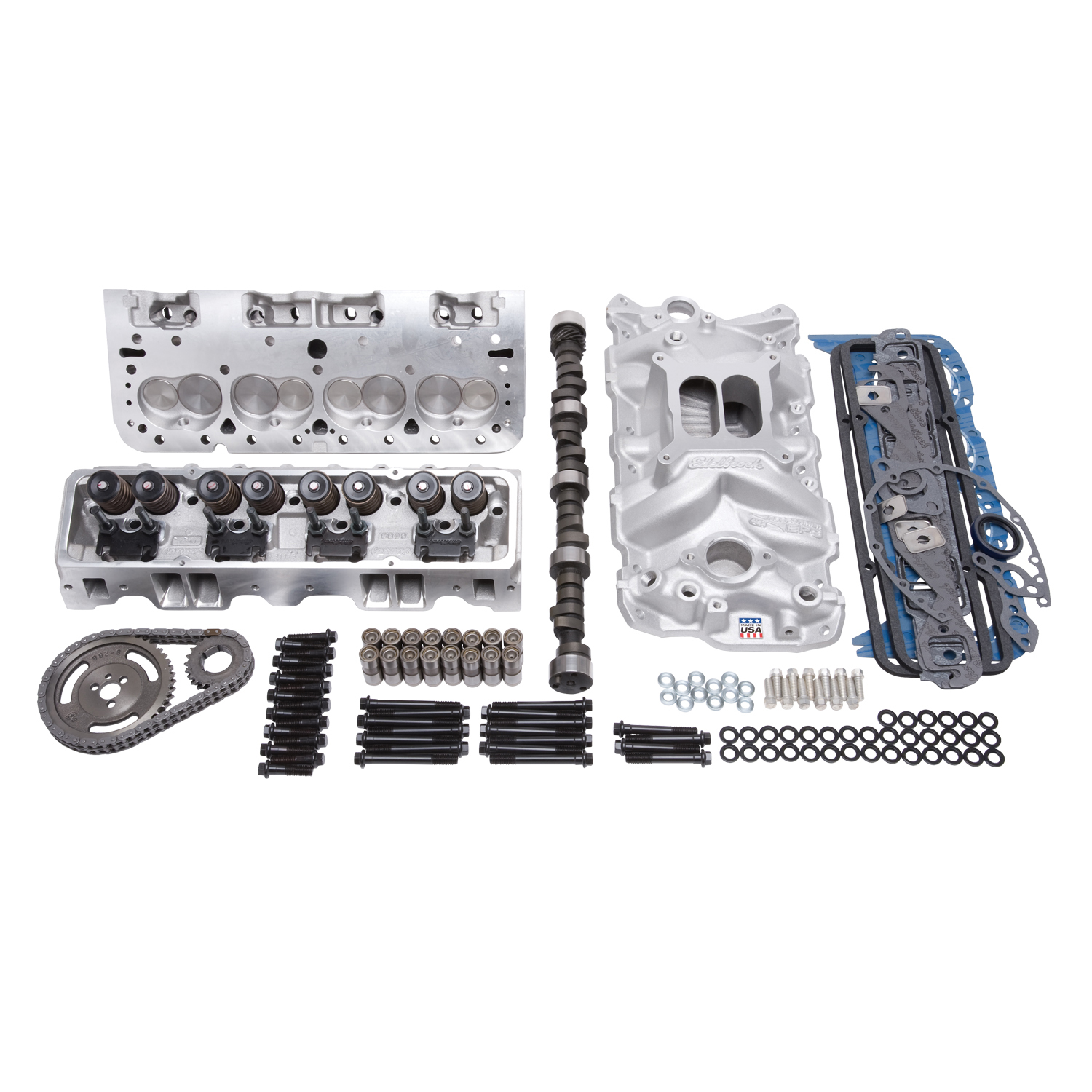Edelbrock 2038 E-Street Top End Kit for S/B Chevy