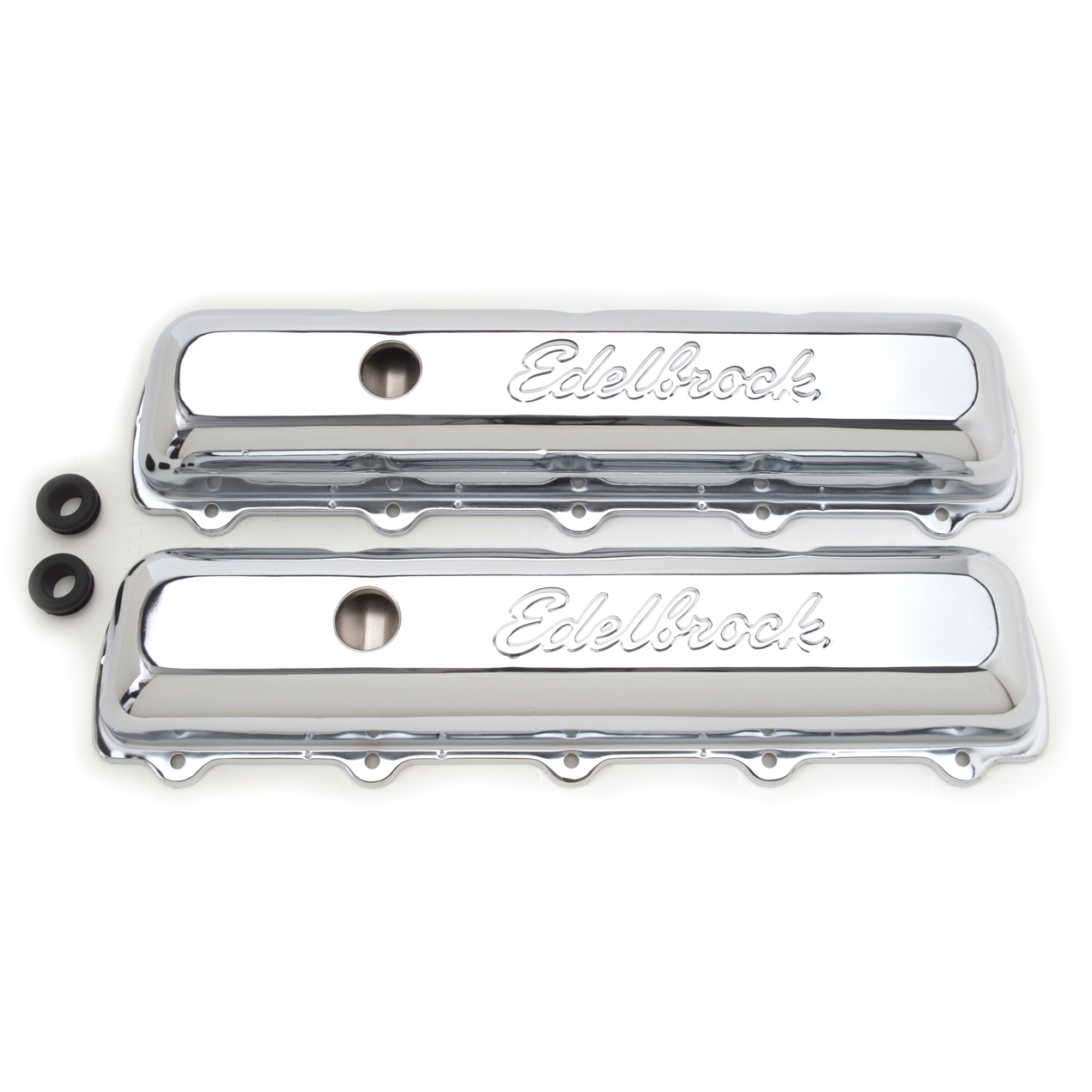 Edelbrock 4485 Signature Series Valve Covers for Oldsmobile 350-455 V8