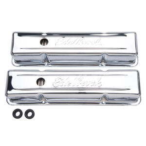 Edelbrock 4649 Engine Valve Cover Set Edelbrock 4649 Engine Valve Cover Set
