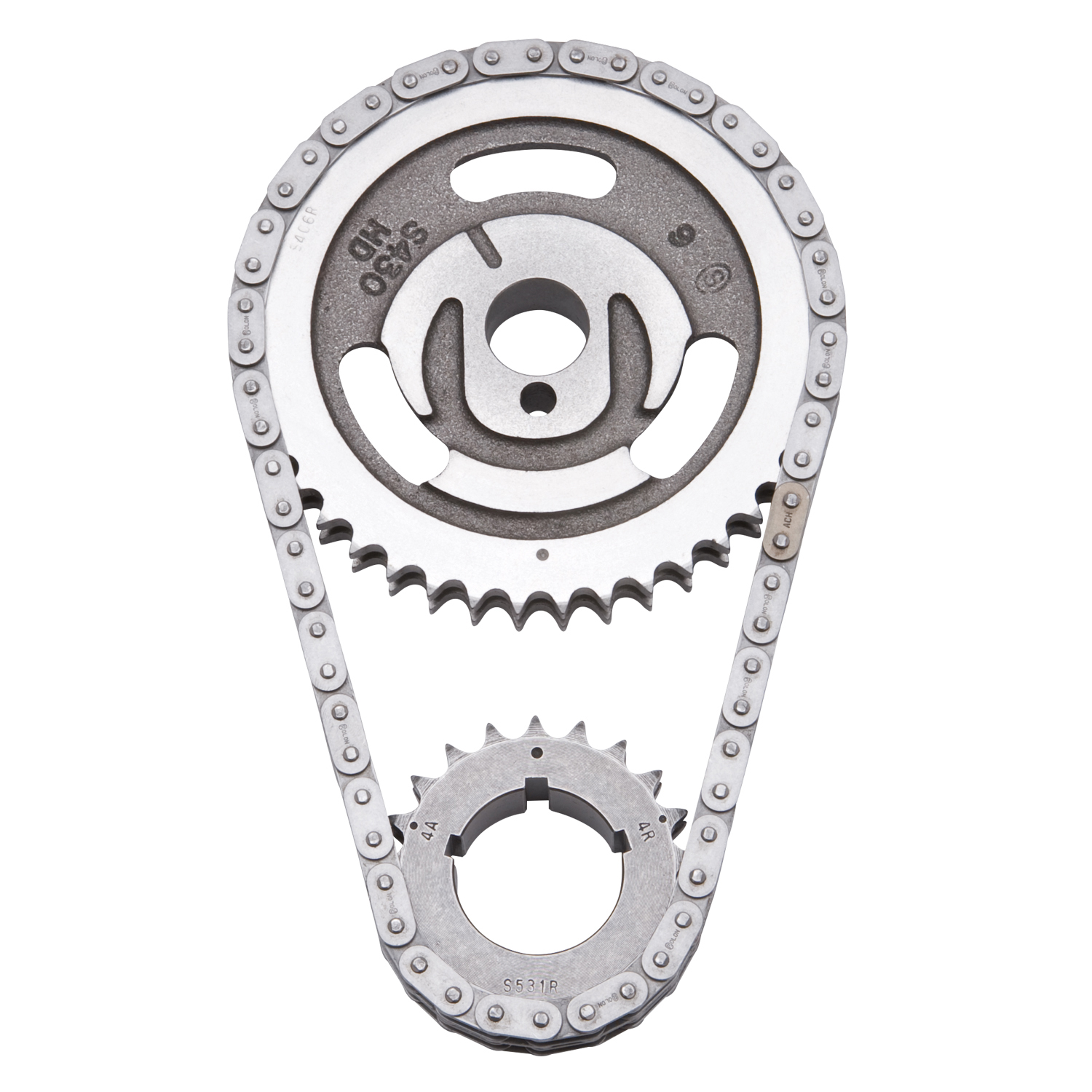 Edelbrock 7820 Performer-Link Adjustable True-Roller Timing Chain Set