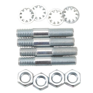 Edelbrock 8024 Carburetor Stud Kit – (5/16″-18 x 1-3/4″) in Zinc Finish