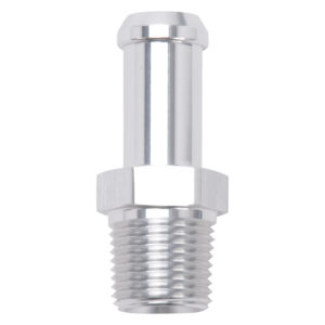 Edelbrock 8115 Heater Hose End Fitting – Straight with 3/8″ NPT and 1/2″ Barb