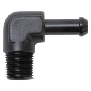 Edelbrock 8167 Heater Hose End Fitting – 90Â° with 3/8″ NPT and 3/8″ Barb