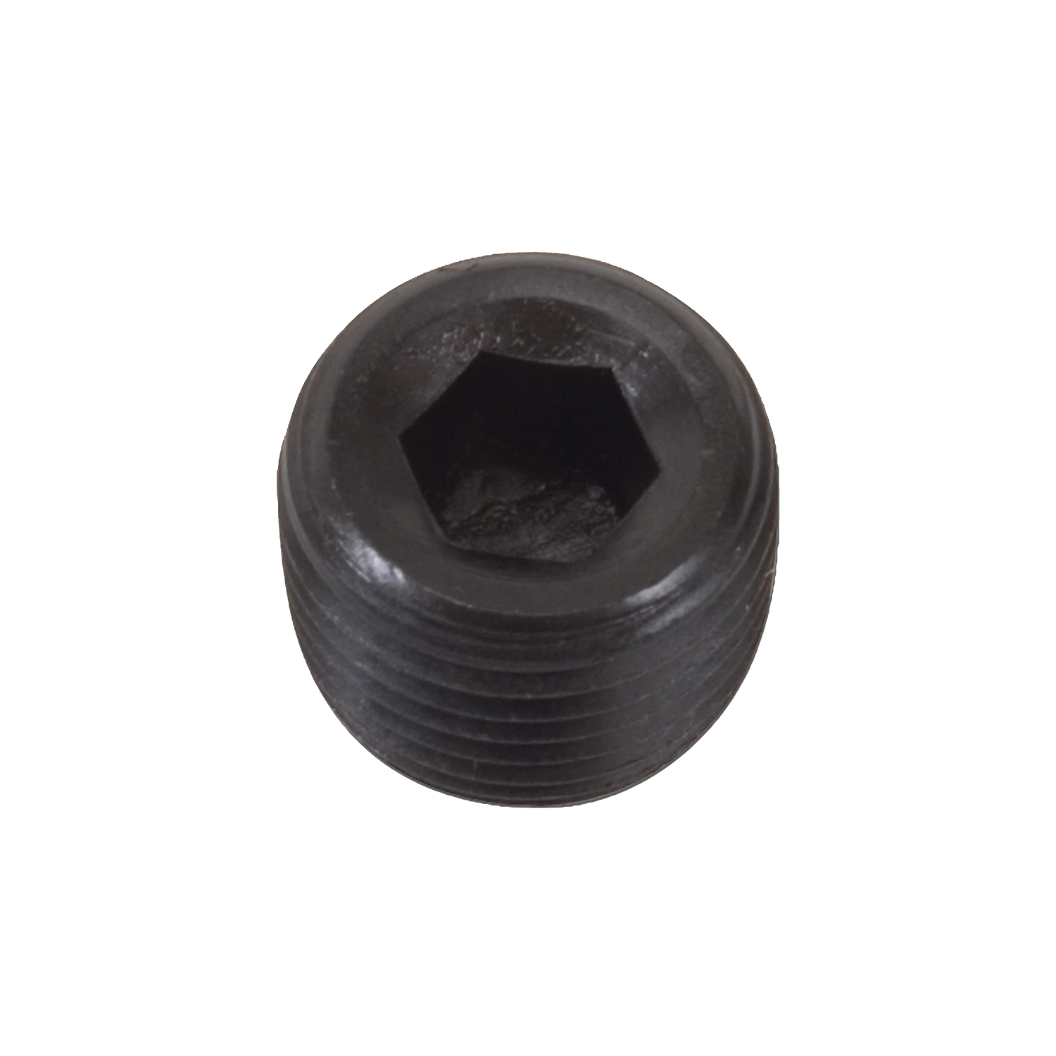 Edelbrock 9126 Socket Head Pipe Plugs in Black Finish - 1/2" NPT (Single)
