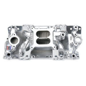Edelbrock 75011 Performer RPM AIR-Gap Small Block Chevy Polished Intake Manifold