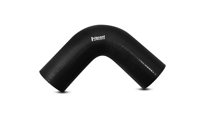Vibrant Performance 2744 Engine Air Intake Tubing Coupler - 3"90DegSilElbBlk