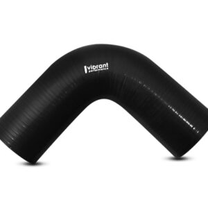 Vibrant Performance 2746 Engine Air Intake Tubing Coupler – 4″90DegSilElbBlk