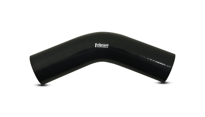 Vibrant Performance 2758 Engine Air Intake Tubing Coupler - 4.5"45DegSilElbBlk