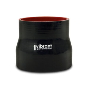 Vibrant Performance 2761 Engine Air Intake Tubing Coupler – 2.5″x3.25″SilTrsnBlk