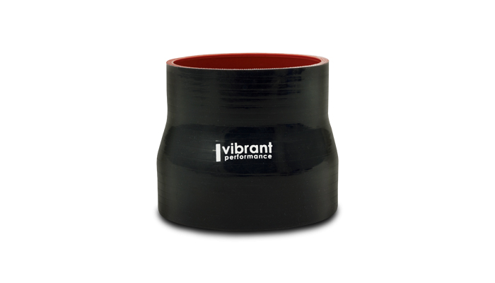 Vibrant Performance 2777 Engine Air Intake Tubing Coupler - 4"x5"IDSilTrsnBlack