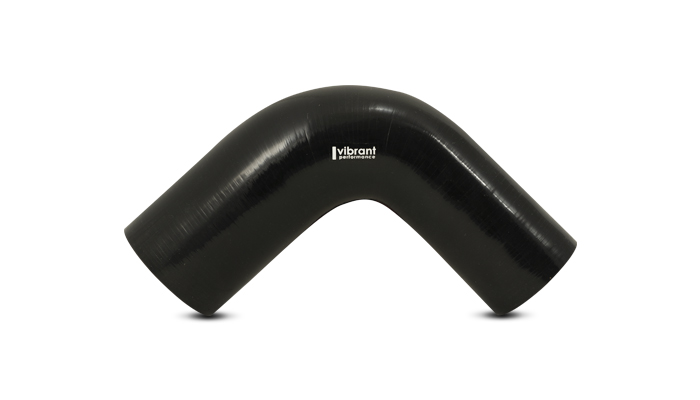 Vibrant Performance 2785 Engine Air Intake Tubing Coupler - 3"x4"ID90DegTrsnBlk
